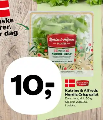 SuperBrugsen Katrine & Alfreds Nordic Crisp salat tilbud
