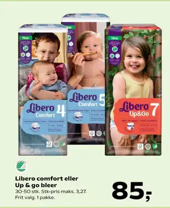 Kvickly Libero comfort eller Up & go bleer tilbud
