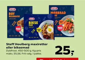 SuperBrugsen Steff Houlberg maxiretter eller biksemad tilbud