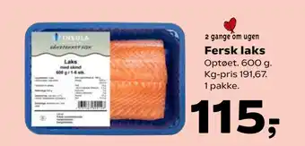 Kvickly Fersk laks tilbud