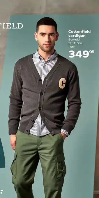 Kvickly Cottonfield cardigan tilbud