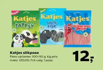 Kvickly Katjes slikpose tilbud