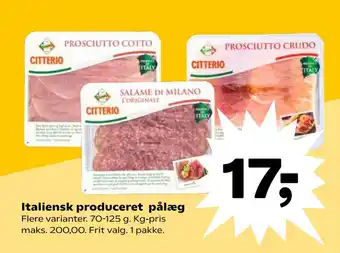 Kvickly Italiensk produceret pålæg tilbud