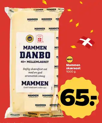 Netto Mammen skæreost tilbud