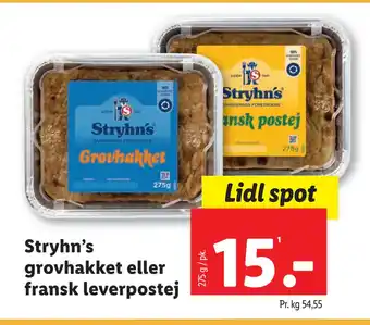 Stryhn’s grovhakket eller fransk leverpostej