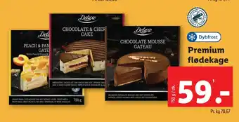 Lidl Premium flødekage tilbud