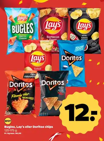 Netto Bugles, Lay's eller Doritos chips tilbud