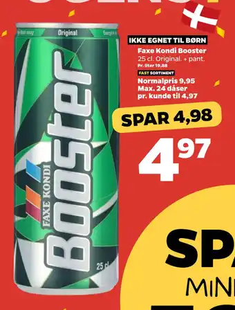 Netto Faxe Kondi Booster tilbud