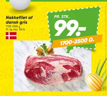 Bilka Nakkefilet af dansk gris tilbud