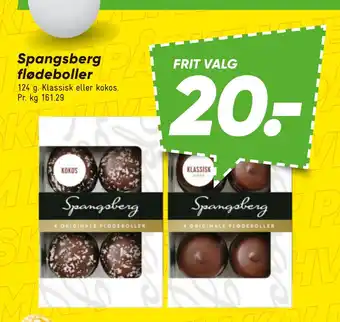 Bilka Spangsberg flødeboller tilbud