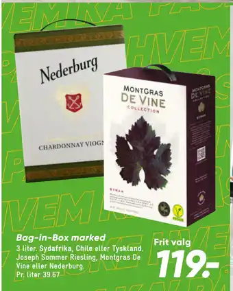 Bilka Bag-in-Box marked tilbud