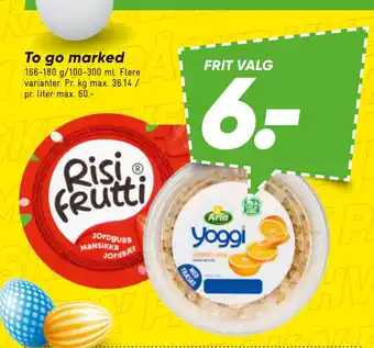Bilka To go marked tilbud