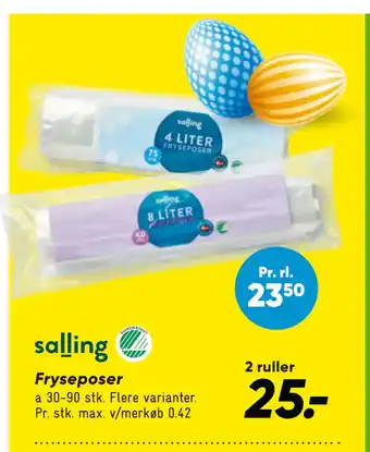 Bilka Fryseposer tilbud