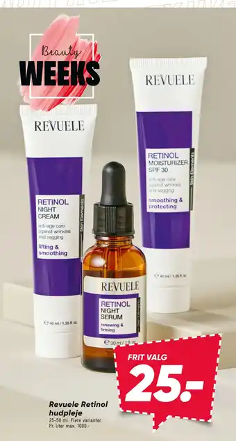 Bilka Revuele Retinol hudpleje tilbud