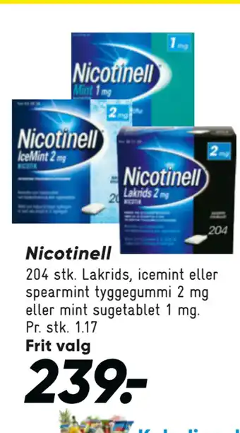 Bilka Nicotinell tilbud