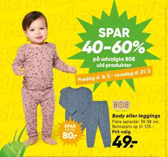 Bilka Body eller leggings tilbud