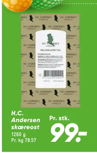 Bilka H.C. Andersen skæreost tilbud