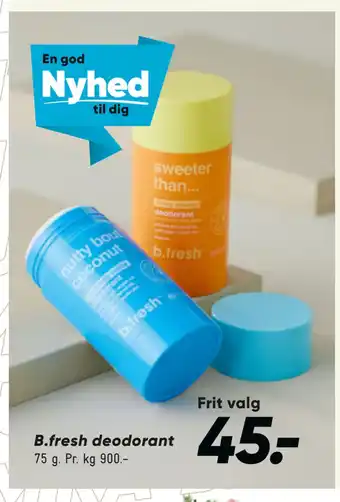 Bilka B.fresh deodorant tilbud