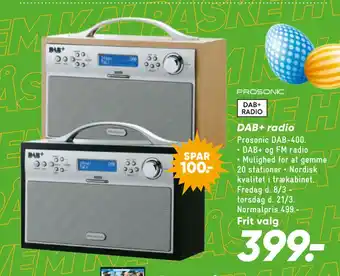 Bilka DAB+ radio tilbud