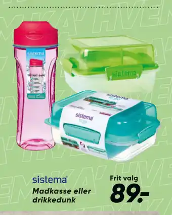 Bilka Madkasse eller drikkedunk tilbud