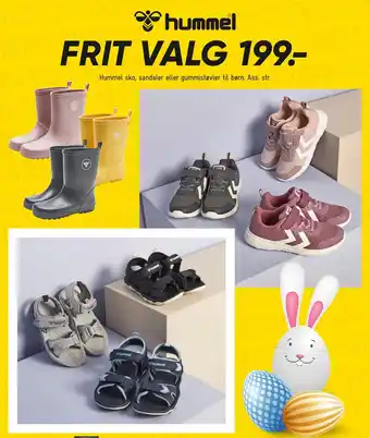 Bilka Hummel sko, sandaler eller gummistøvler til børn tilbud