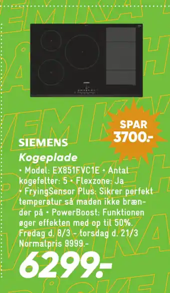 Bilka Kogeplade tilbud