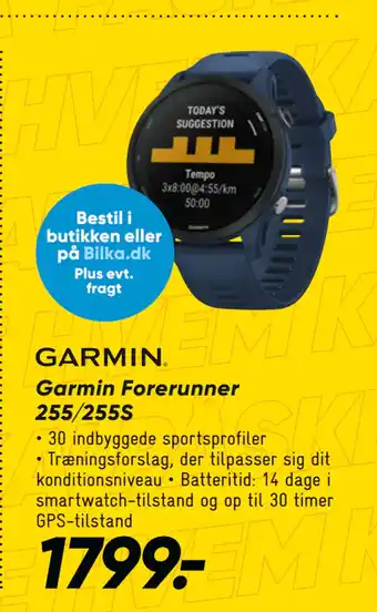 Bilka Garmin Forerunner 255/255S tilbud