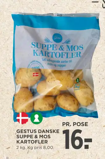 MENY GESTUS DANSKE SUPPE & MOS KARTOFLER tilbud
