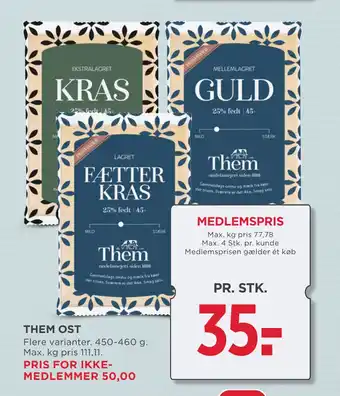 MENY THEM OST tilbud