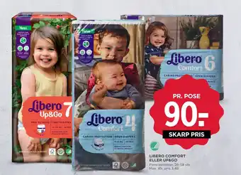 MENY LIBERO COMFORT ELLER UP&GO tilbud