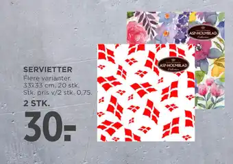 MENY SERVIETTER tilbud