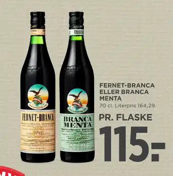 MENY FERNET-BRANCA ELLER BRANCA MENTA tilbud