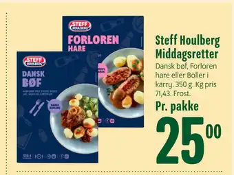 Min Købmand Steff Houlberg Middagsretter tilbud