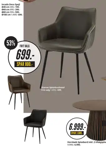 My Home Sharon Spisebordsstol tilbud