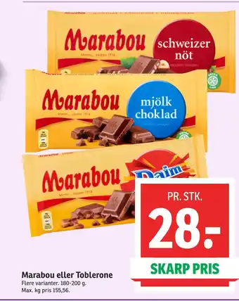 Marabou eller Toblerone