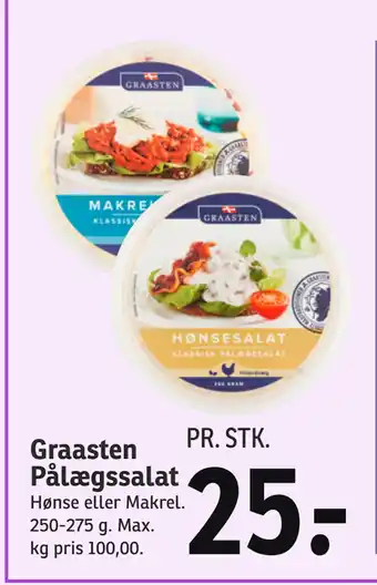 SPAR Graasten Pålægssalat tilbud