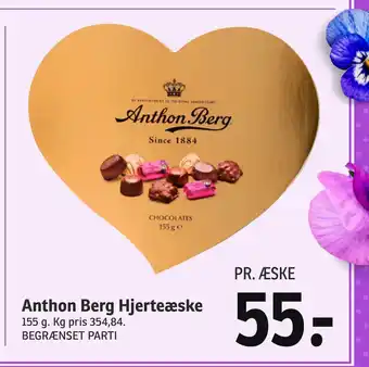 SPAR Anthon Berg Hjerteæske tilbud