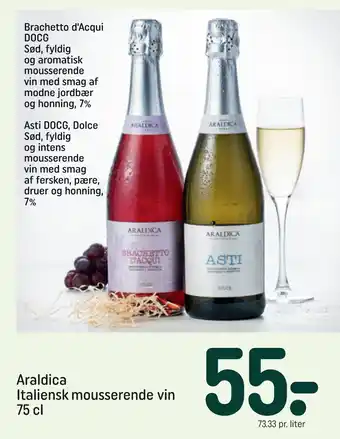REMA 1000 Araldica Italiensk mousserende vin 75 cl tilbud