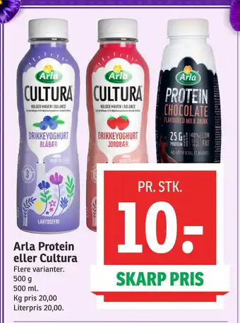 SPAR Arla Protein eller Cultura tilbud