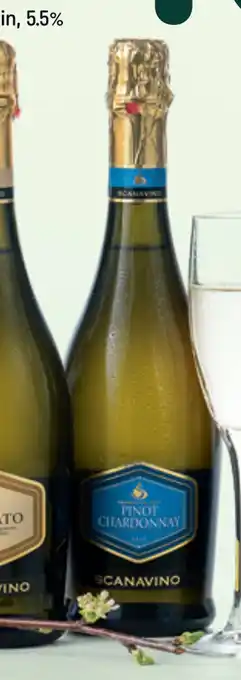 REMA 1000 Scanavino Pinot-Chardonnay Vino Spumante Brut Italien, 75 cl Frisk og tør mousserende vin, 11.5% tilbud