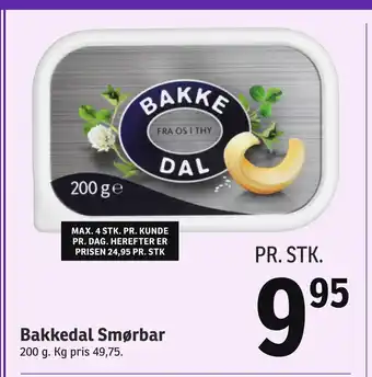 SPAR Bakkedal Smørbar tilbud