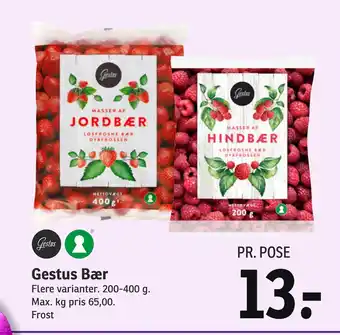 SPAR Gestus Bær tilbud