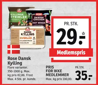SPAR Rose Dansk Kylling tilbud