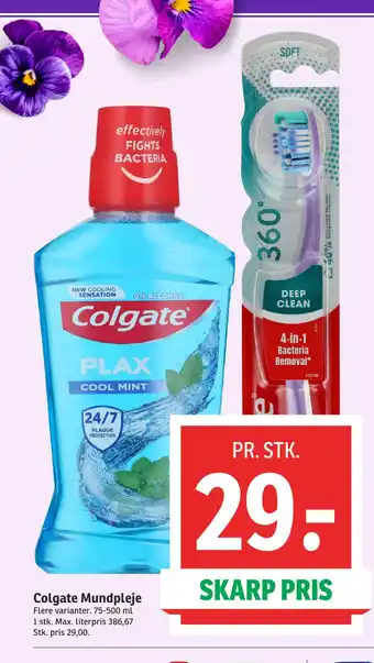 SPAR Colgate Mundpleje tilbud