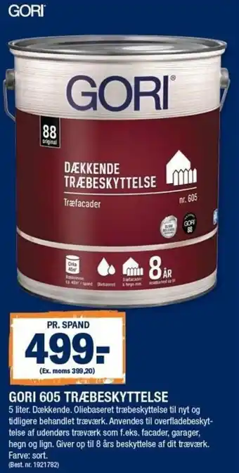 Stark Gori 605 Træbeskyttelse 5 Liter tilbud