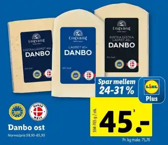 Lidl Danbo ost tilbud