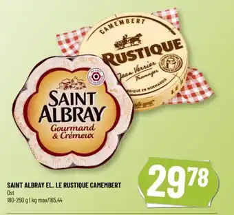 Løvbjerg SAINT ALBRAY EL. LE RUSTIQUE CAMEMBERT tilbud