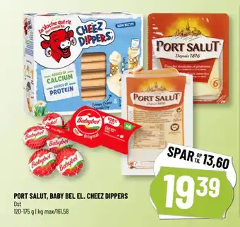 Løvbjerg PORT SALUT, BABY BEL EL. CHEEZ DIPPERS tilbud