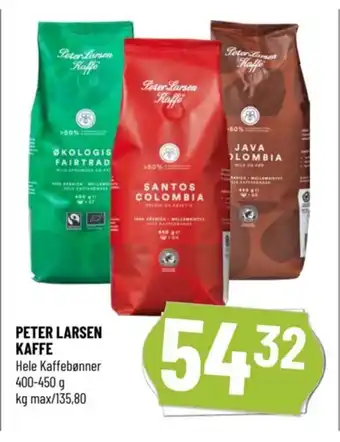 Løvbjerg PETER LARSEN KAFFE Hele Kaffebønner tilbud