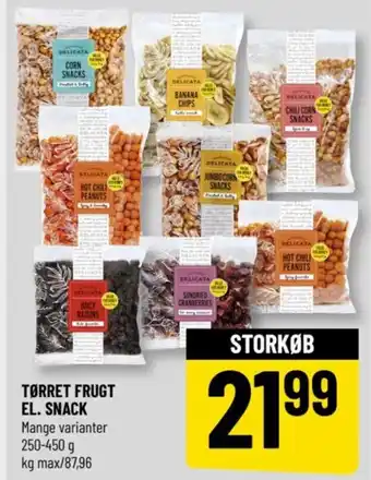 Løvbjerg TØRRET FRUGT EL. SNACK tilbud